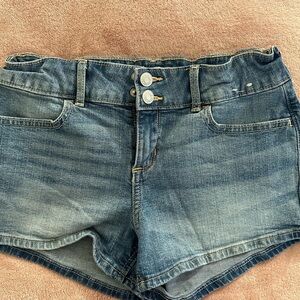 Abercrombie & Fitch Kids Denim Blue Jean Shorts Size YOUTH 15-16